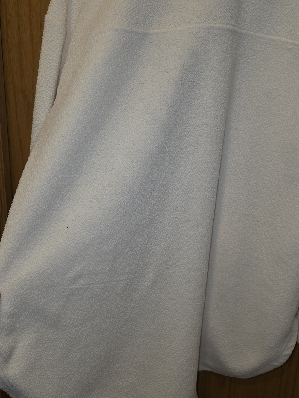 Cozy Cream Teddy Shacket with Front Pockets - Picture 3 of 4